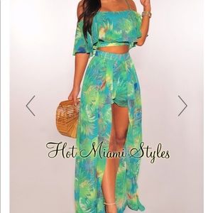 Hot Miami styles 2 pc outfit